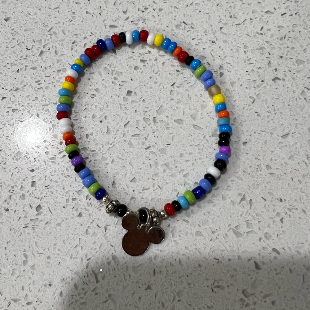 Disney Mickey multicolor beaded bracelet